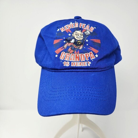 NEVER FEAR GRANPA is HERE Adjustable Baseball Hat Cap (k) - Picture 1 of 6